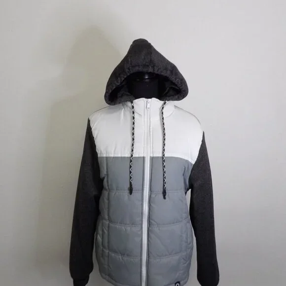 EUC Airwalk Jacket Unisex puffer with hood. Size M - Picture 2 of 16